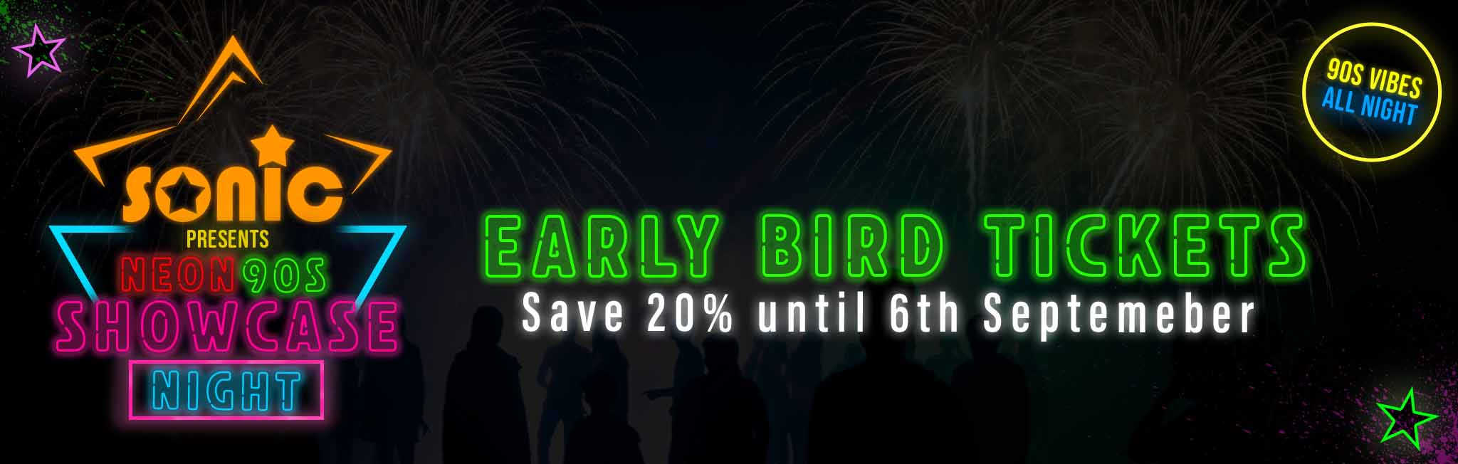 Early Bird Tickets - Save 20% Until 6th September
