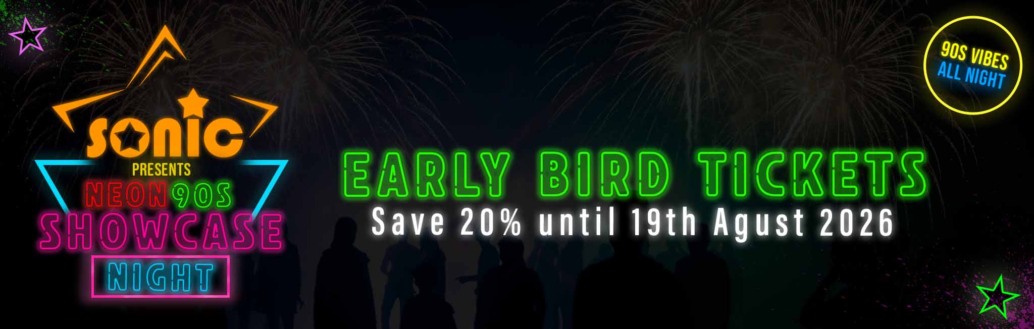 Early Bird Tickets - Save 20% Before 19th August